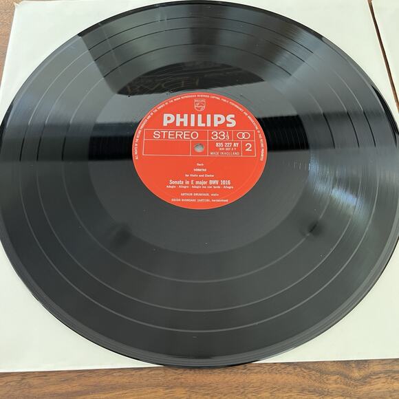 Bach 6 Suonate A Cembalo Certato E Violino Solo 2xLP Box 1969 Philips 835 227/8 - Picture 7 of 12